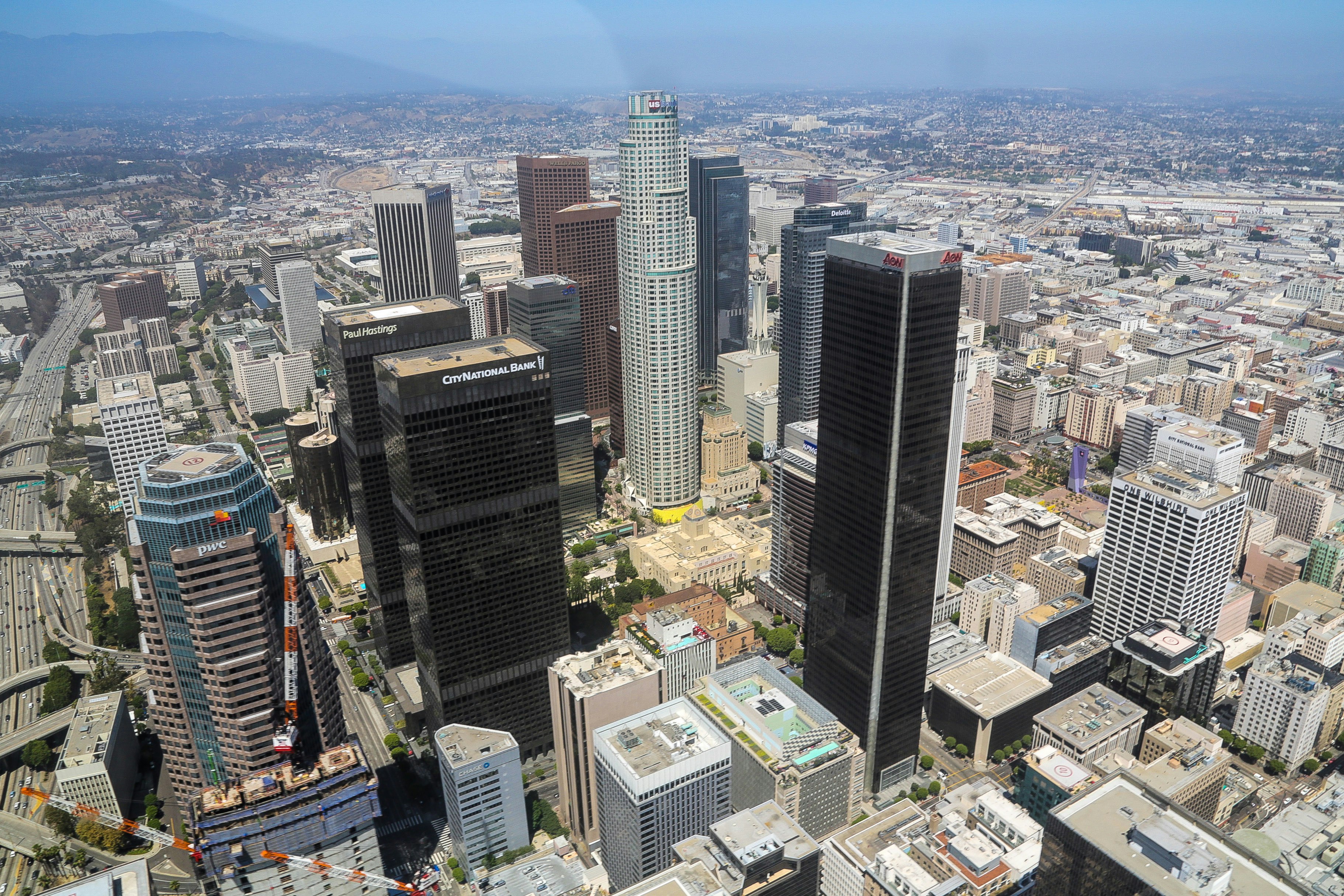 aerial view of city buildings during daytime